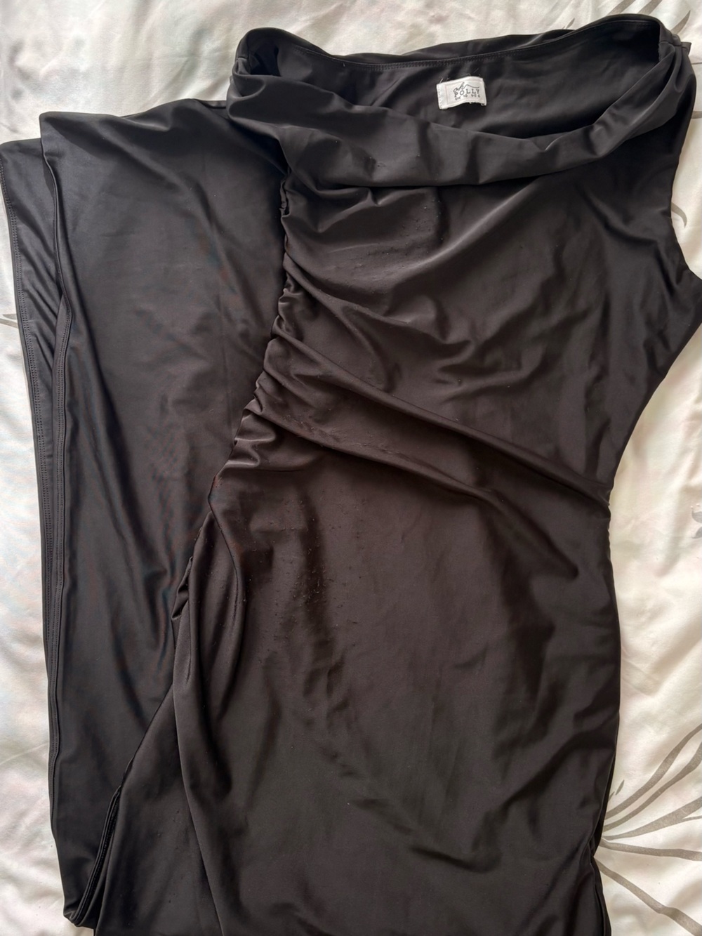 Oh Polly Black Maxi Dress